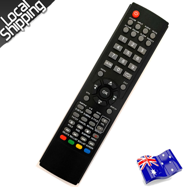 Replacement TEAC Remote Control 240602000542 – For LEV40A1FHD, LEV48A1FHD, LEV32A1HD