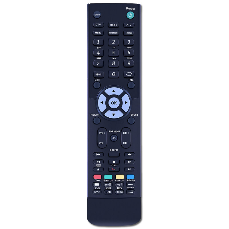 thumbnail image 2 of Universal Remote Control For Blaupunkt 32/136I-WB-11B-HKU-UK HD LED TV – Wireless, Black 2 of 6