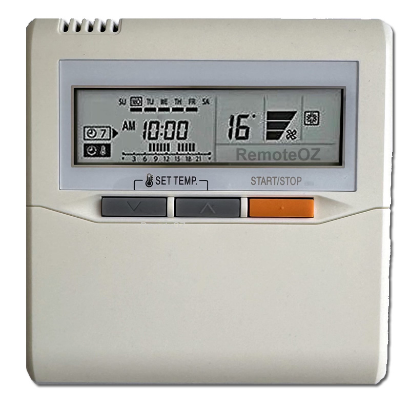 Wall-mount Wired Remote Control for Fujitsu AR-WAF1E UTB-TUB Air ...